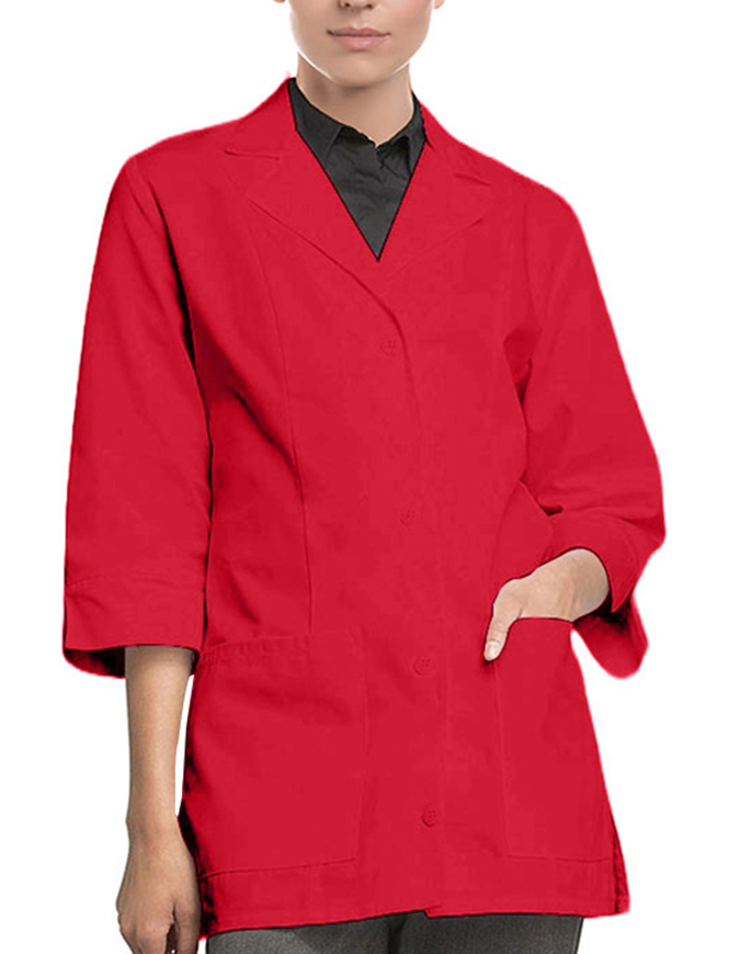 Panda Uniform Women's 30 Inch length Colored Imported Lab Coat