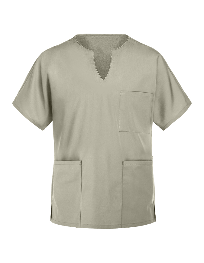Panda Uniform Women's Three Pocket Split Neck Nursing Scrub Top