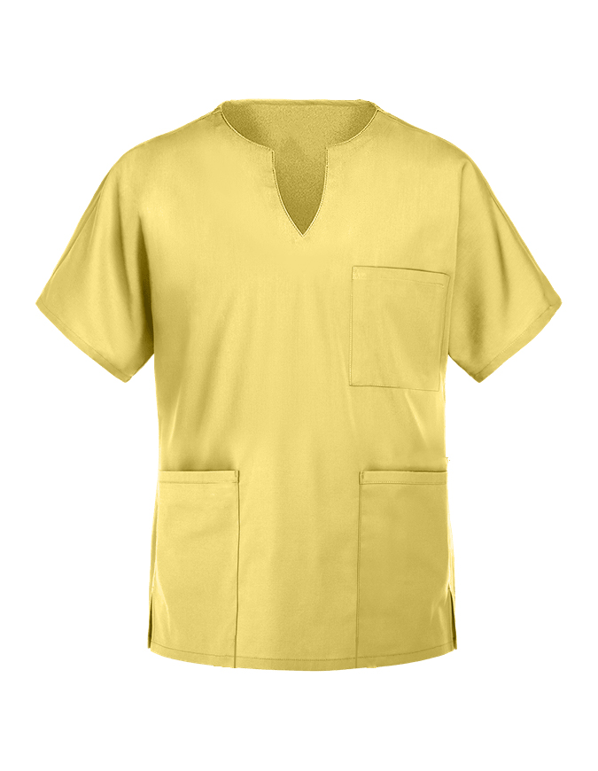 Panda Uniform Women's Three Pocket Split Neck Nursing Scrub Top