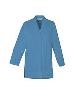 Women Colored 32 Inches Three Pocket Short Twill Lab Coat