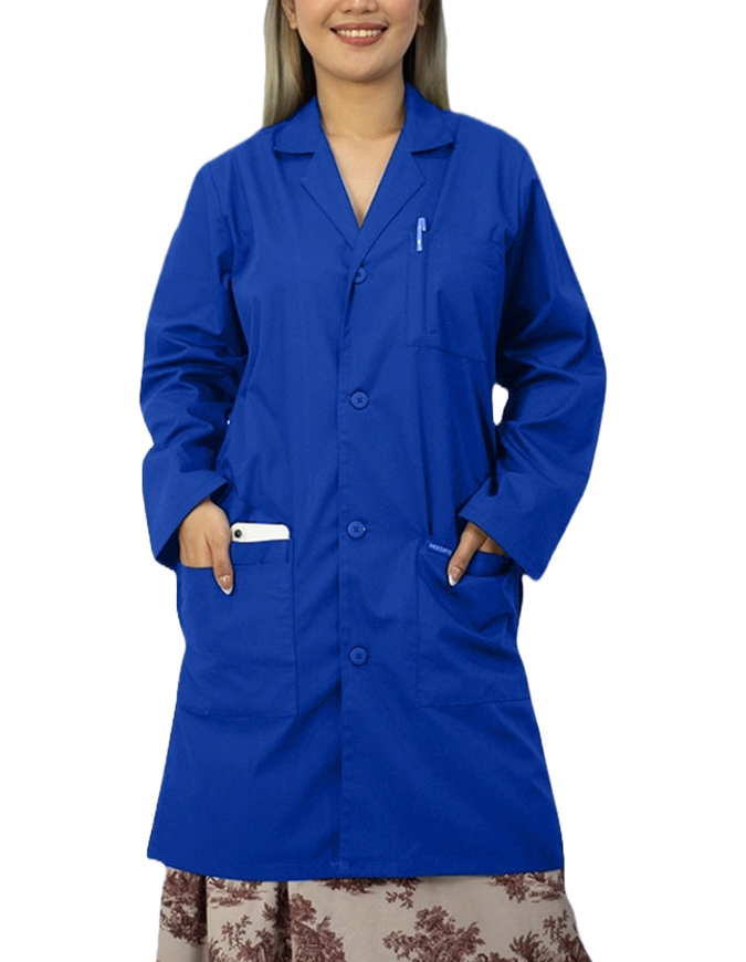 Free Embroidery Unisex Premium White Lab Coat