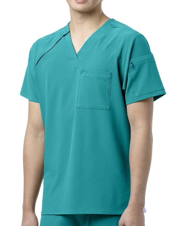 Wonderwink Renew Men's EZ Zip Scrub Top