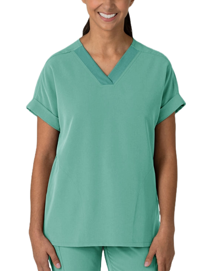 WonderWink Nova Women's Drop Shoulder Boxy Scrub Top