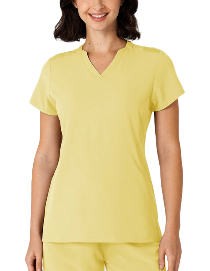 WonderWink Nova Women's Flex-n-Reach Shoulder Panel V-Neck Scrub Top