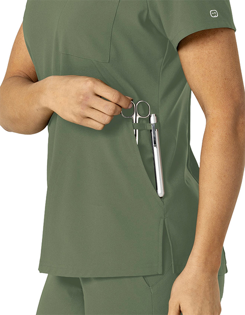Wink Scrubs Wink 6045 Flex-n-Reach V-Neck Scrub Top For Women