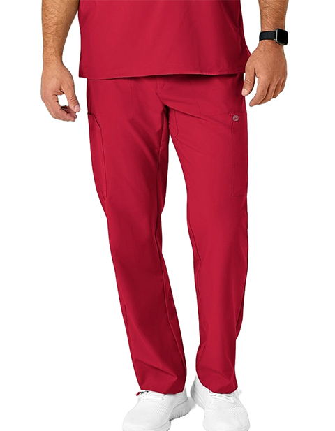 Wink Scrubs W123 5355 Flat Front Elastic Waist Cargo Pocket