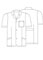 Adar 31 Inches Unisex Short Sleeve Consultation Coat