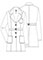 Adar Women's 33 Inches Adjustable Belt Lab Coat