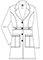 Adar Women Junior Fit 36 Inches Tab-Waist Lab Coat