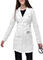 Adar Women Junior Fit 36 Inches Tab-Waist Lab Coat