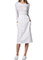 Adar Nurses Two Pocket A-Line Knee Length Uniform Skirt