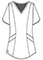Adar Pro Women's Polished Melange Tailored V-Neck Top