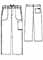 Barco Mens Tall Multi Pocket Zip Front Medical Scrub Pants