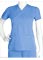 Barco Uniforms Junior Fit Three Pockets Mock Wrap Nurse Scrub Topp