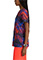 Barco One Women's V-Neck Radiant Prism Print Scrub Top