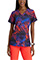 Barco One Women's V-Neck Radiant Prism Print Scrub Top