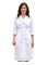 Barco Prima Two Pockets White Embroidered Nurses Dress