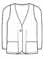 Barco Missy 28 inch Two Pocket V-Neck Fashion Medical Lab Coat