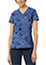 Carhartt Cross-Flex Women's Tuck In Geo Logo Riverside Print Scrub Top