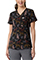 Carhartt Cross-Flex Women's Tuck In Heartwarming Hounds Print Scrub Top