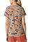 Wink Scrubs Carhartt Women's V-Neck Print Scrub Top in Mustang Meadow