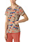 Wink Scrubs Carhartt Women's V-Neck Print Scrub Top in Mustang Meadow