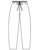 Cherokee Basic Unisex Single Pocket Drawstring Medical Scrub Pants