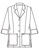Cherokee Women's Two Pocket 30 Inches Short Medical Lab Coat