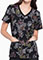 Clearance Cherokee Women's One Stitch At A Time Printed V-Neck Top