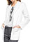 Cherokee Womens Blazer Style Two Pocket 28 Inches Short Lab Coat