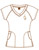Clearance Sale V-Neck Nurses Scrub Top by Baby Phat