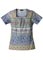 Cherokee Womens Square Neck Across The Universe Nurse Scrub Topp