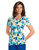 Clearance Sale Cherokee Two Pocket Print Top in Out of the Box