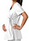 Cherokee White Flex-I-Bles Maternity Wrap Nursing Scrub Top