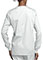 Cherokee Women White Jewel Neck Snap Front Medical Warm Up Jacket