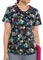 Cherokee Runway Women's Owl Stand By You V-Neck Printed Scrub Top