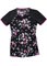 Runway Women's Butterfly Me To The Moon Round Neck Scrub Topp