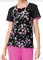 Runway Women's Butterfly Me To The Moon Round Neck Scrub Top