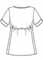 Workwear Maternity V-Neck Knit Panel Nurse Scrub Top