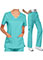 Cherokee WorkWear Women's V-Neck Nursing Scrub Set