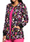 Cherokee Women's Doodle You Care Printed Snap Front Jacketp