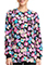 Cherokee Women's Snap Front Print Warm-up Jacket in Health-abet