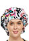 Cherokee Unisex Brilliant Bouquet Printed Bouffant Scrub Hat