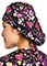 Cherokee Unisex Doodle You Care Printed Bouffant Scrub Hat