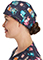 Cherokee Unisex Owl I Need Is Coffee Print Scrub Hat