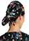 Cherokee Unisex Hopeful Bouquets Print Bouffant Scrubs Hat