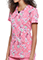 Cherokee Women's Divine Daisy Printed Round Neck Top