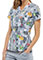 Cherokee Women's Apple-y Ever After Printed V-Neck Topp