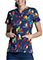 Cherokee Women's Earth Day Print V-Neck Top