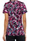 Cherokee Genuine Women's Just Scroll On By Printed V-Neck Top